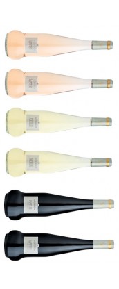 Château Ste Roseline - Carton Dégustation - 6 vins de Provence - Lampe de Méduse - rosé, blanc, rouge