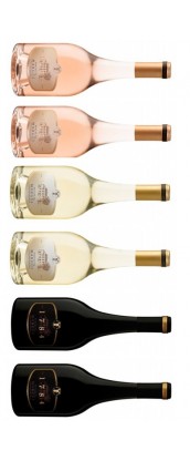 Château Margüi - Carton Dégustation Bastide 1784 - 6 vins de Provence - rosé, rouge, blanc