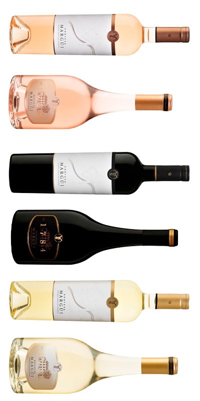 Château Margüi - Carton Dégustation - 6 vins de Provence - rosé, rouge, blanc