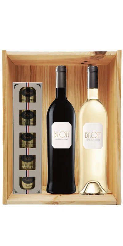 Coffret à vin 2 pièce personnalisé pour dire Merci