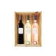 Coffret cadeau bois vin Provence By Ott Personnalisé