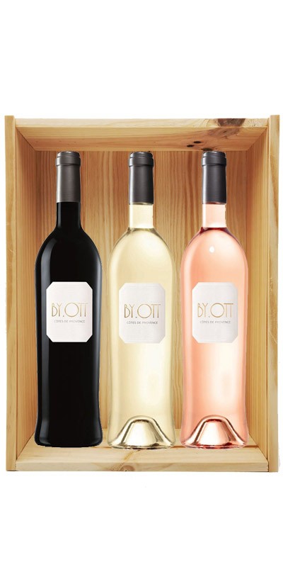 Coffret cadeau bois vin Provence By Ott Personnalisé - Meilleur