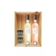 Coffret cadeau bois vin Provence By Ott Personnalisé + Kit gourmand