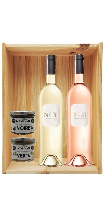 Coffret Gourmand avec vin blanc