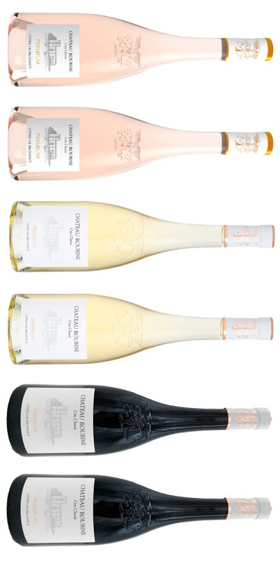 Roubine - Carton dégustation - Premium 6 vins de Provence : rosé, blanc, rouge.