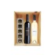 Coffret cadeau bois vin Provence Minuty Personnalisé + Ecrin Sarladais