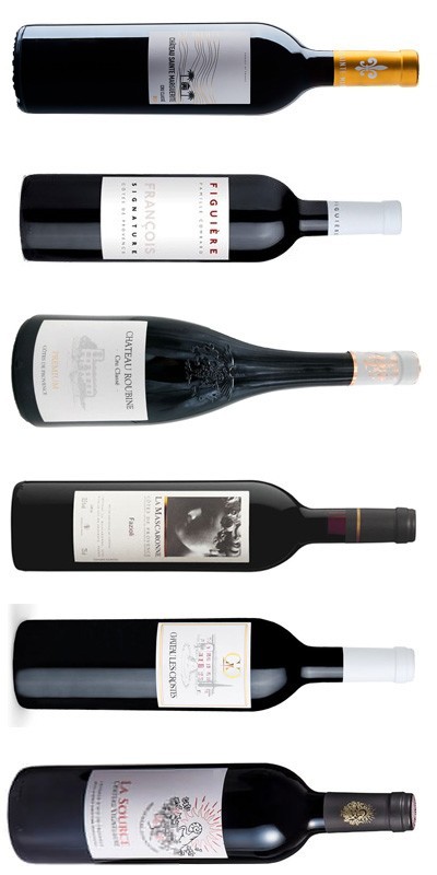 Spécial Vins Rouges - Carton dégustation - 6 vins rouges de Provence