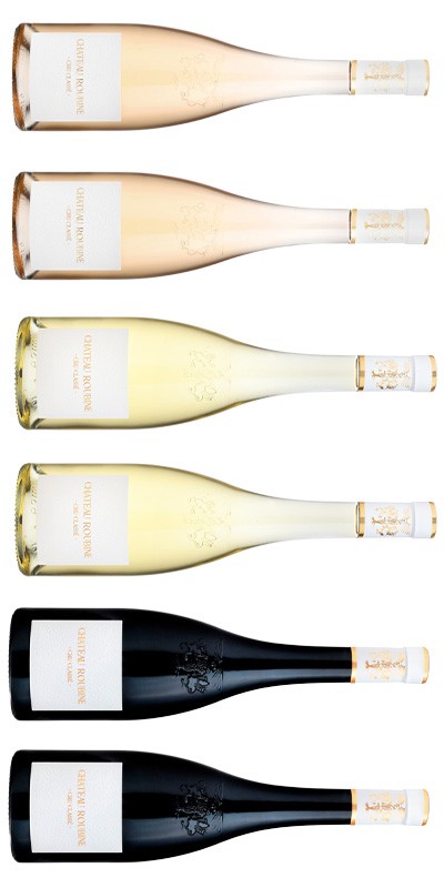 Roubine - Carton dégustation - Premium 6 vins de Provence : rosé, blanc, rouge.